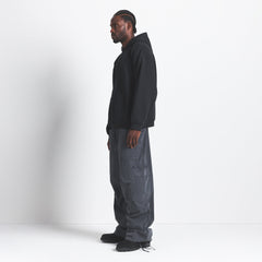 FLEECE LOUNGE MENS RELAXED HOODIE | WASHED ONYX