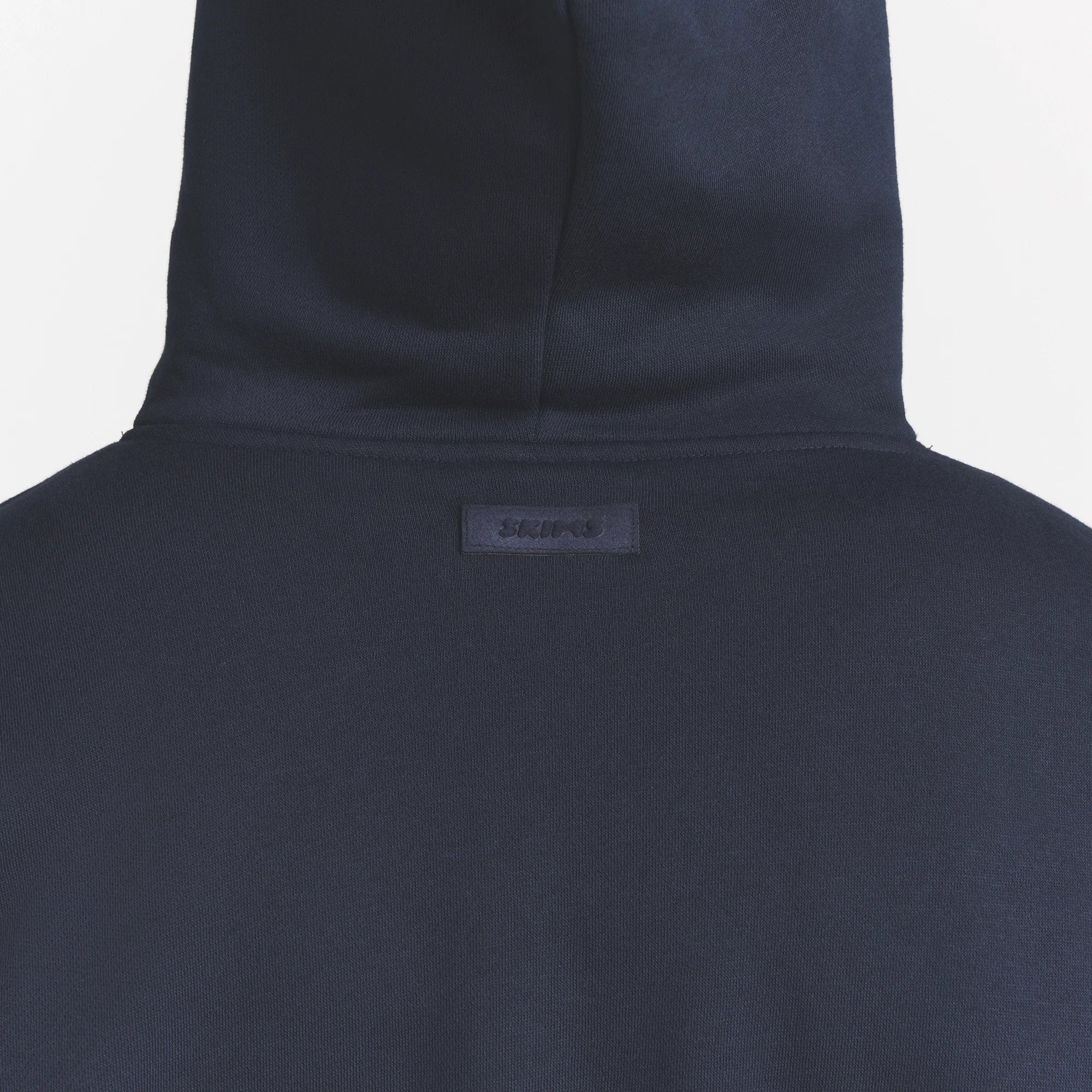 FLEECE LOUNGE MENS RELAXED ZIP UP HOODIE | NAVY