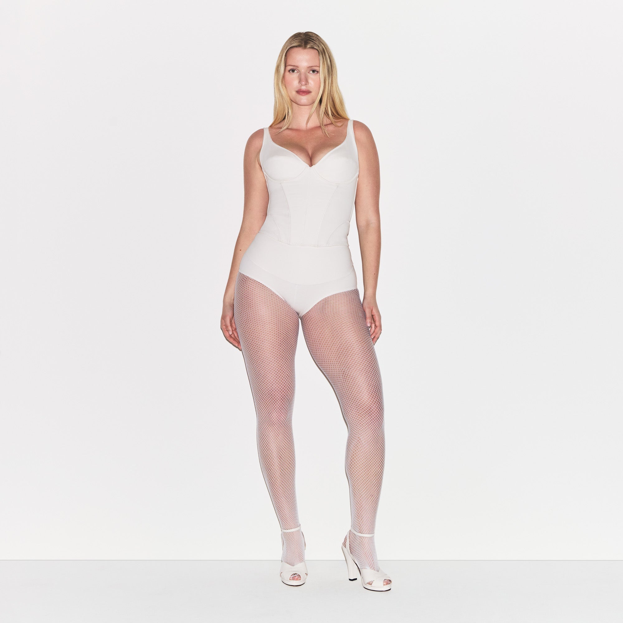 COTTON SHAPEWEAR HIGH-WAISTED BRIEF | MARBLE