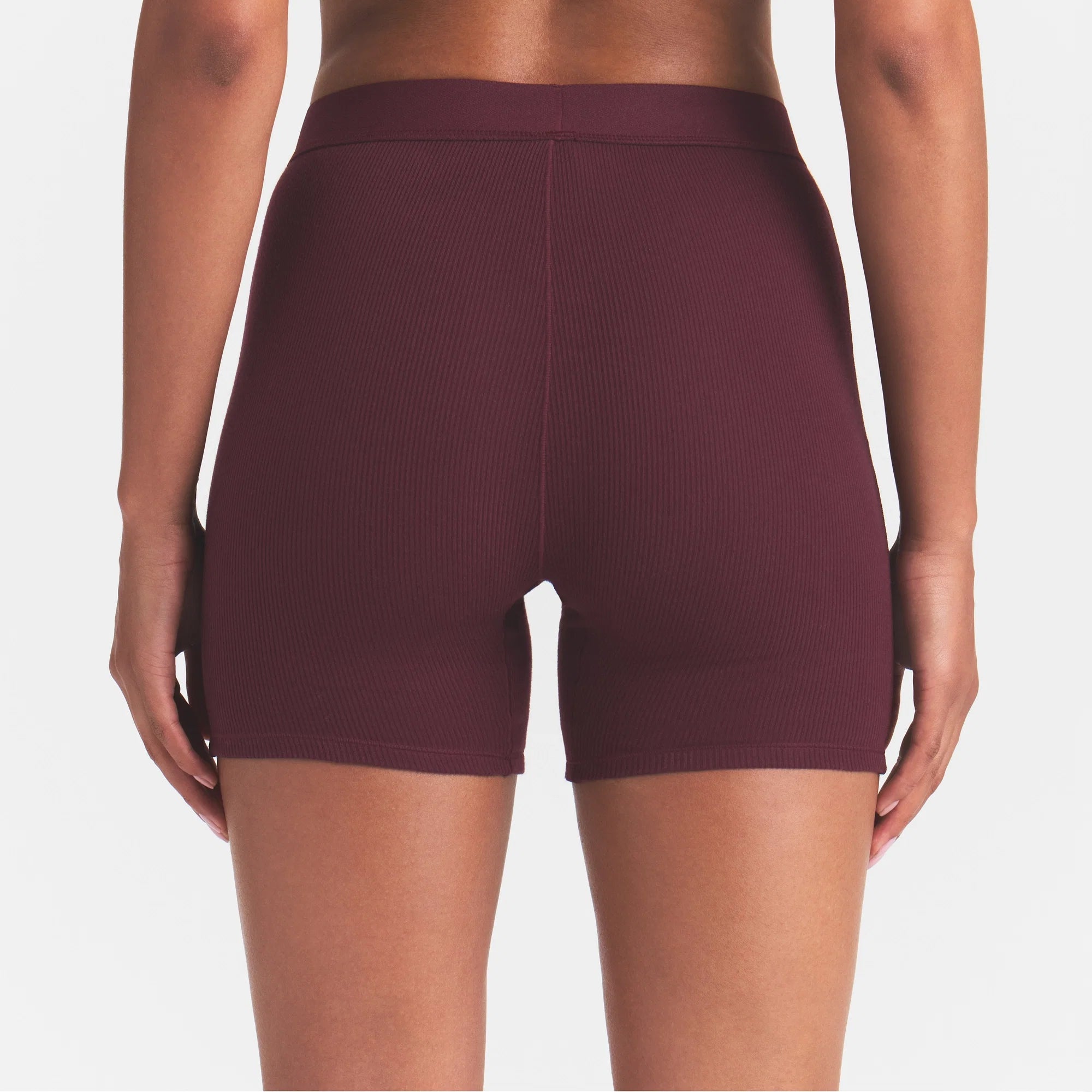 COTTON RIB BOXER | CURRANT