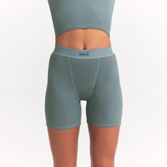 COTTON RIB BOXER | KYANITE
