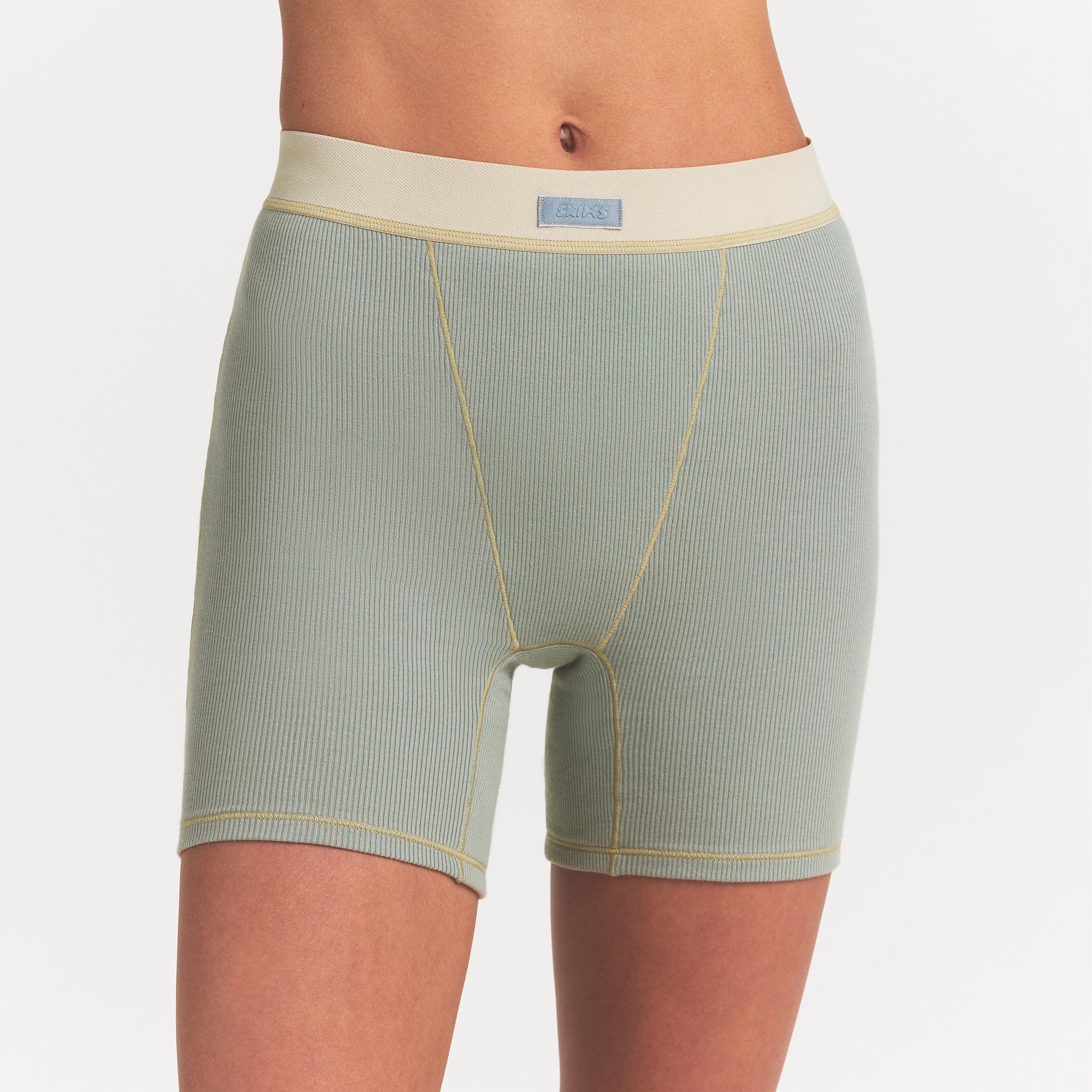 COTTON RIB BOXER | MINERAL