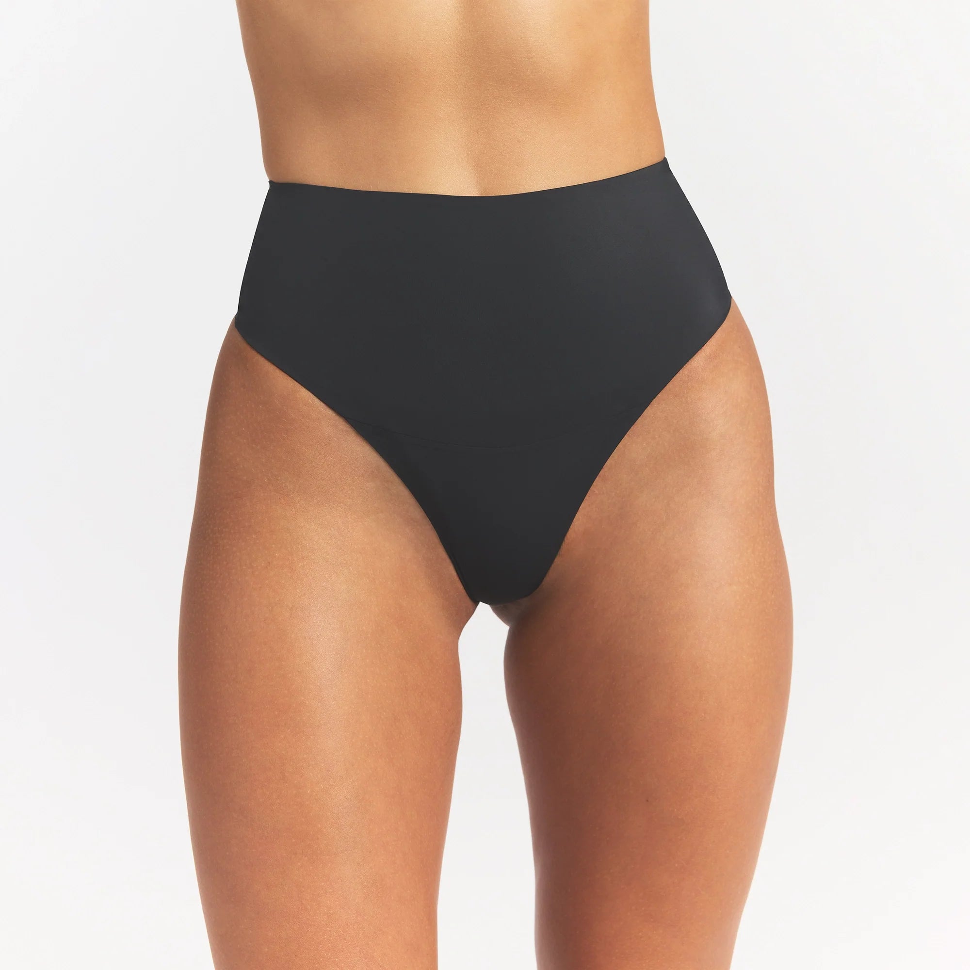 SMOOTHING INTIMATES HIGH-WAISTED THONG | ONYX