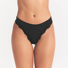 FITS EVERYBODY LACE TANGA | ONYX