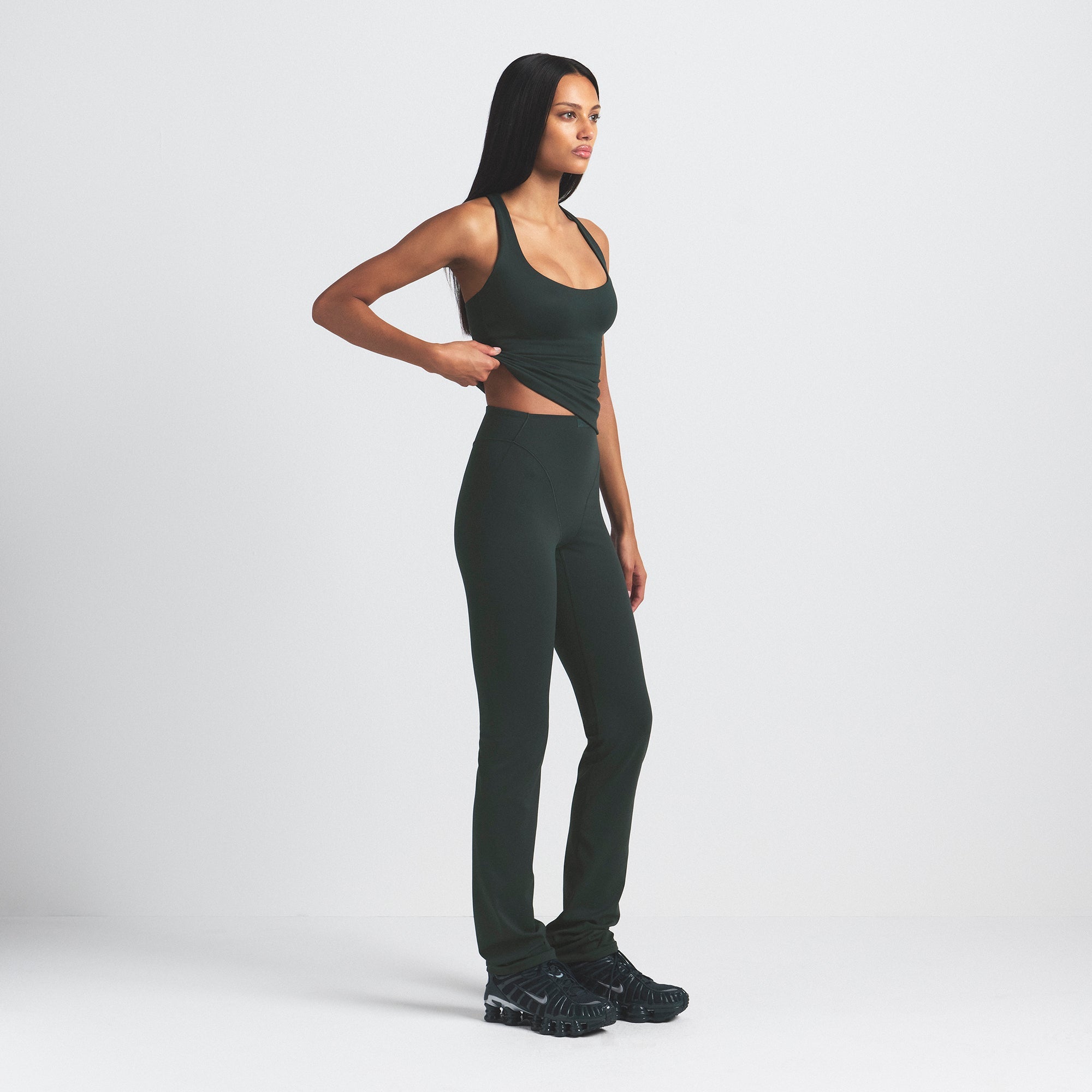 NikeSKIMS MATTE V-LINE 39" STRAIGHT LEGGING | DARK TEAL
