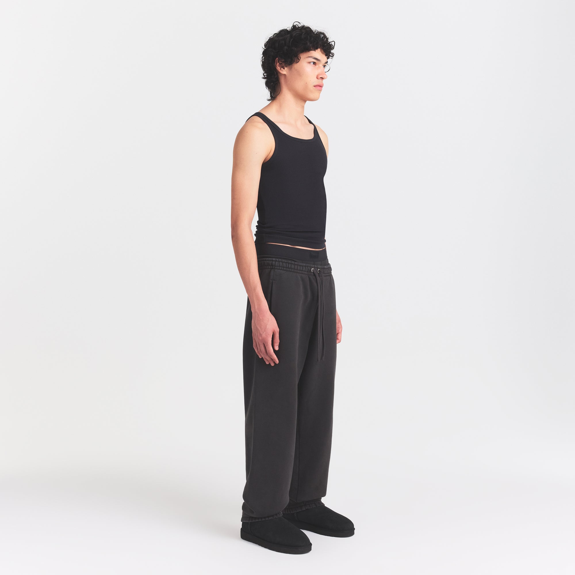 HEAVYWEIGHT FLEECE MENS JOGGER | WASHED ONYX