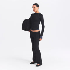 NikeSKIMS AIRY LOW RISE MINI FLARE PANT | OBSIDIAN