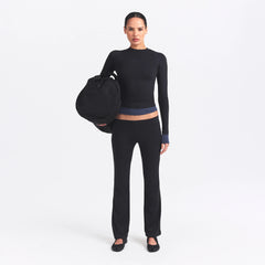 NikeSKIMS AIRY LOW RISE MINI FLARE PANT | OBSIDIAN