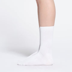 RIBBED CREW SOCK | SNOW