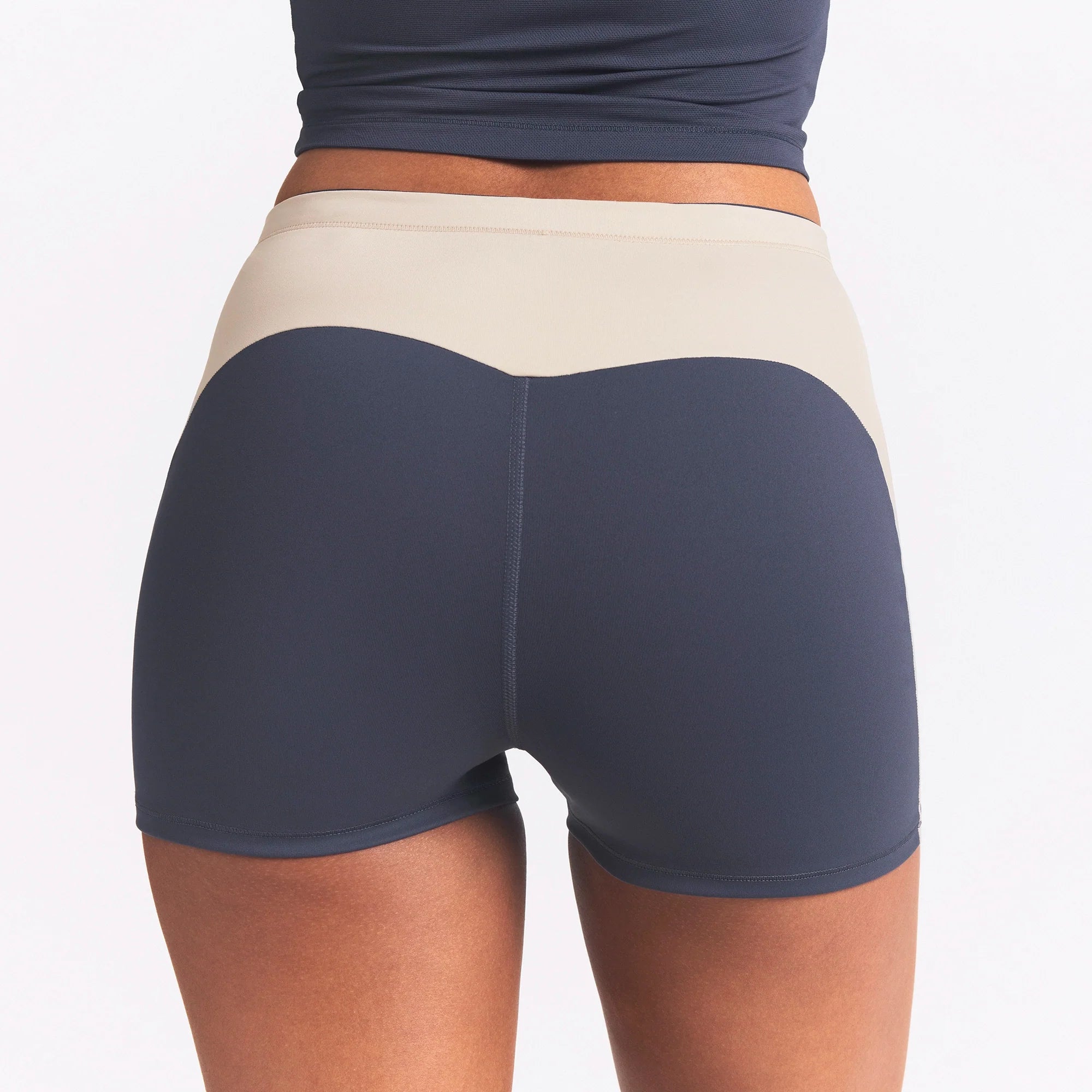 NikeSKIMS MATTE SHINE MIX 2" SHORT | DEEP ROYAL AND STONE