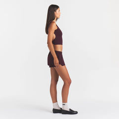 COTTON JERSEY TIE BACK TANK | CURRANT