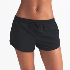NikeSKIMS WOVEN NYLON 2.5" RUNNER SHORT | OBSIDIAN