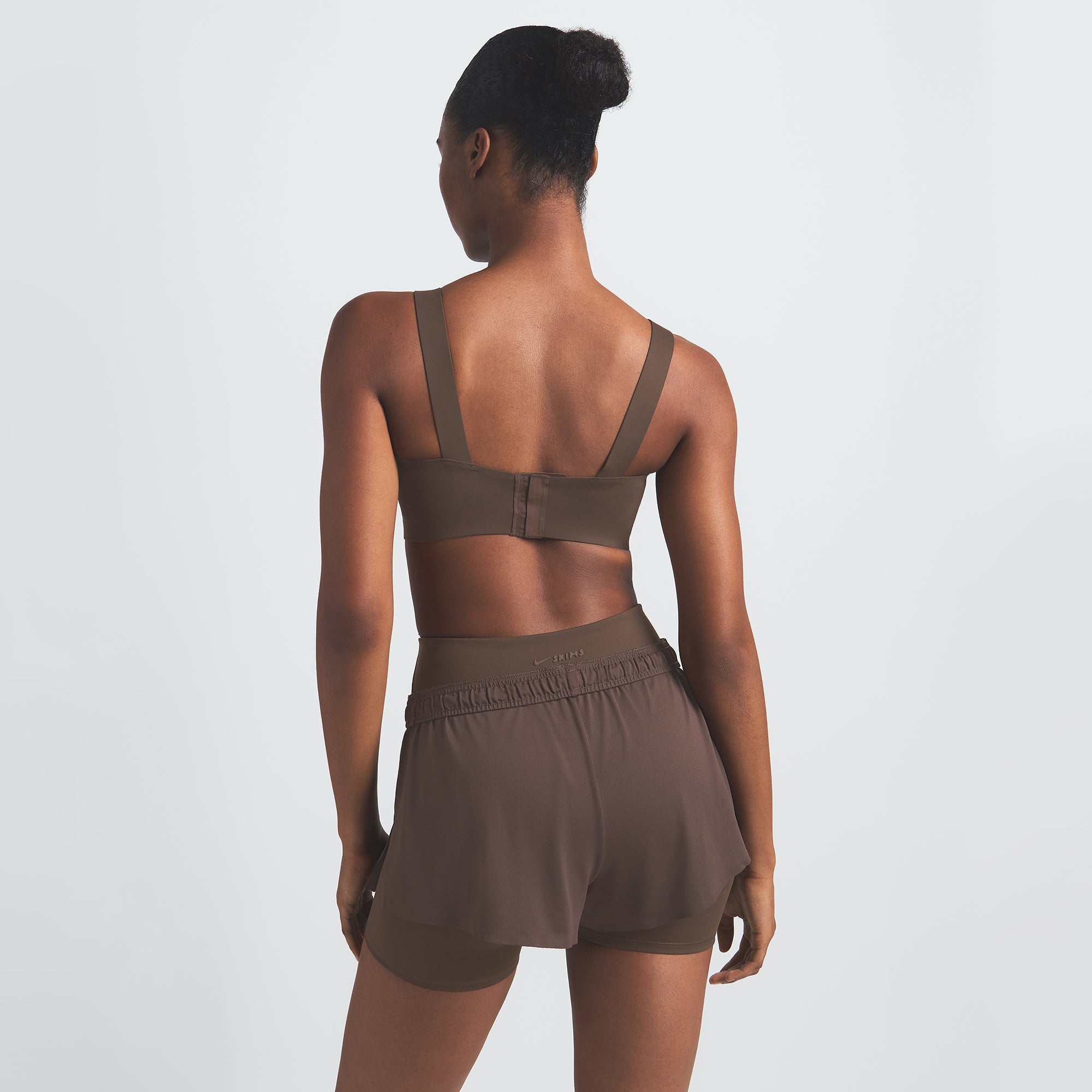 NikeSKIMS AIRY MINI SHORT | DARK SEPIA