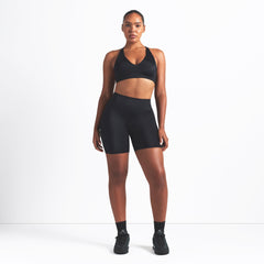 NikeSKIMS SHINE BONDED WAIST 5" BIKER SHORT | OBSIDIAN