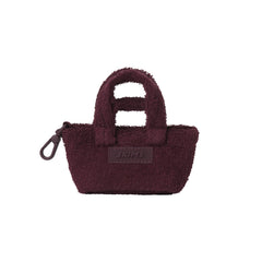 TERRY MICRO TOTE KEYCHAIN | CURRANT
