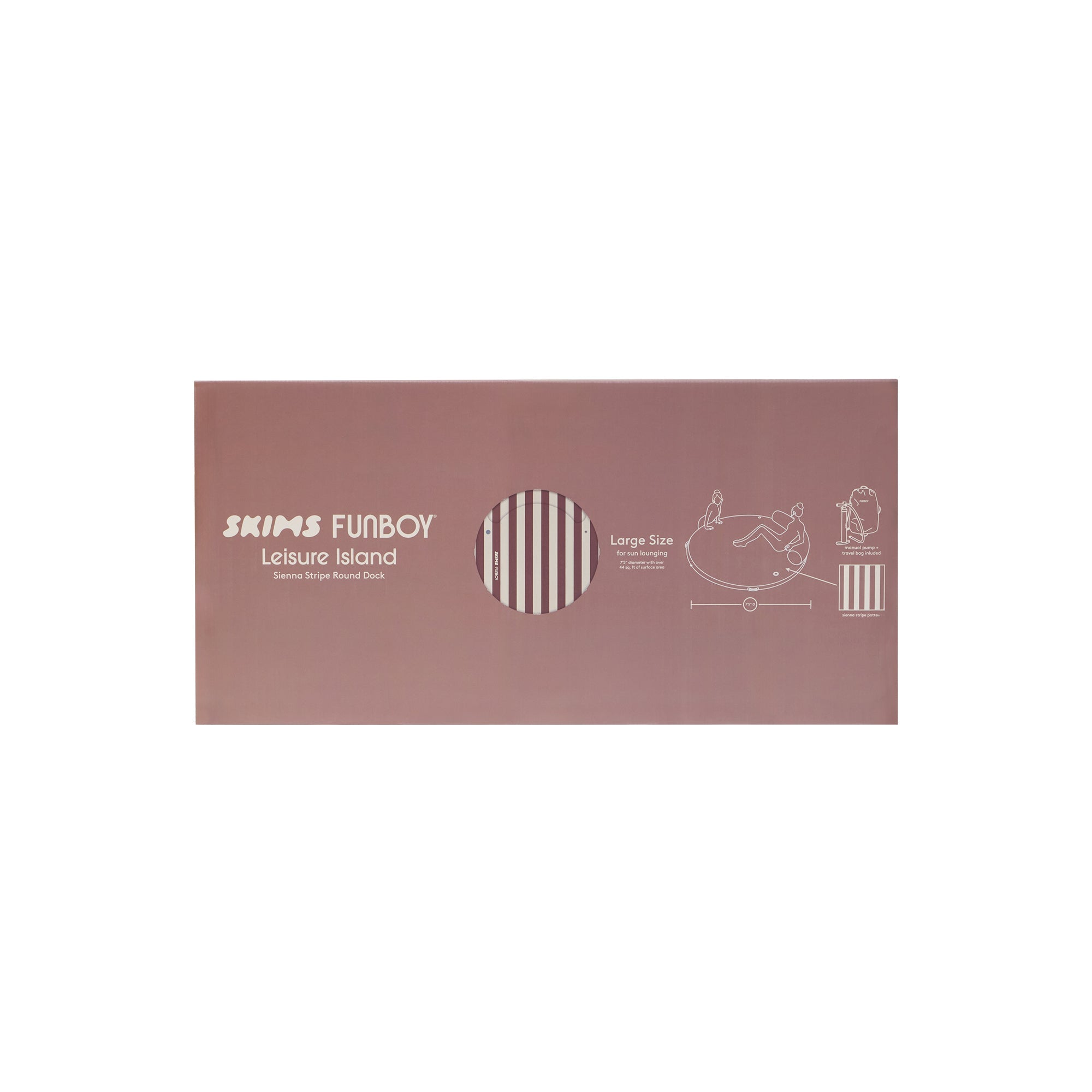FUNBOY X SKIMS LEISURE ISLAND | SIENNA STRIPE