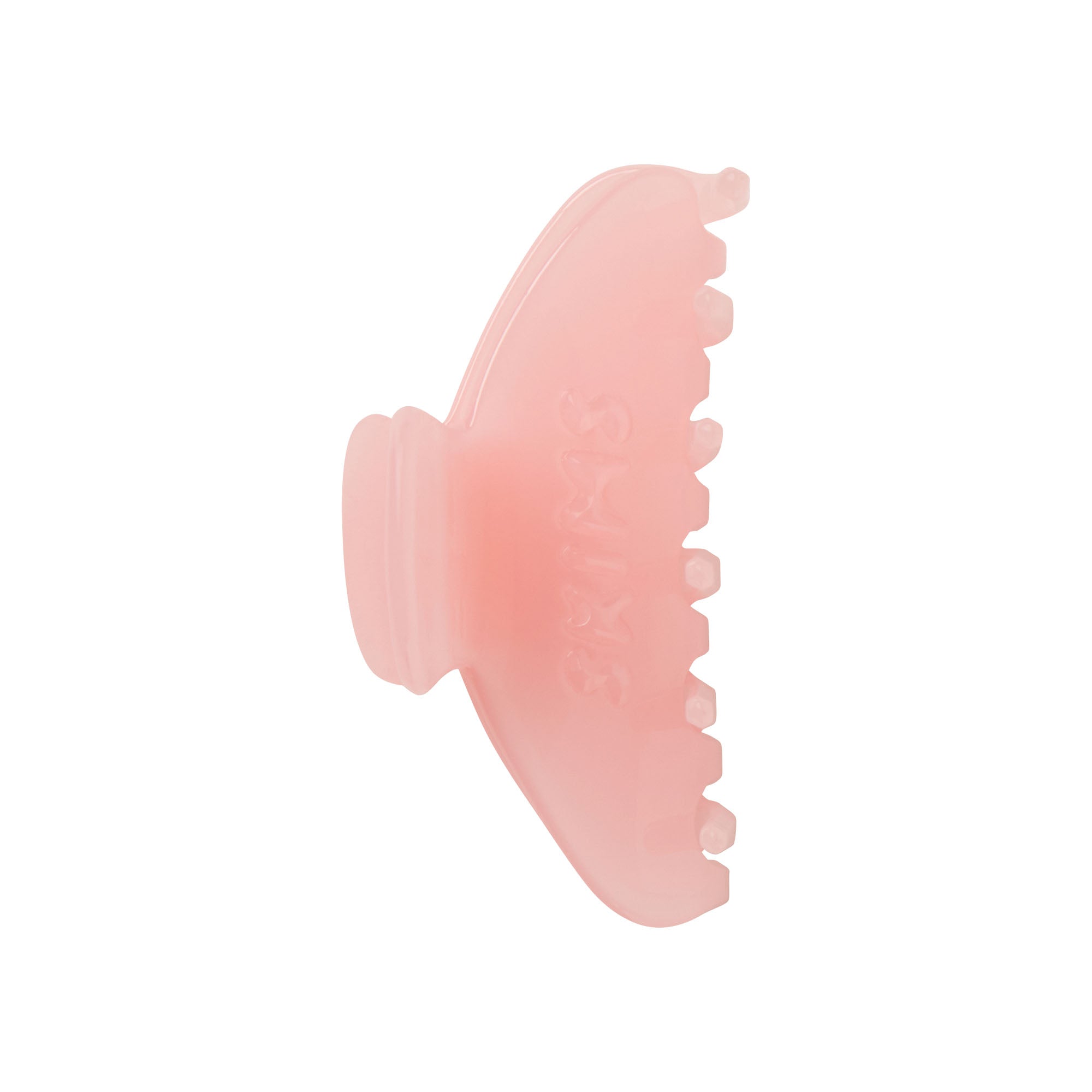 GETTING READY ACCESSORIES EMBOSSED LOGO MINI CLAW CLIP | PEONY