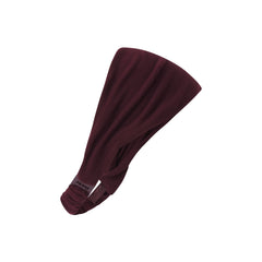 COTTON JERSEY WIDE HEADBAND | CURRANT