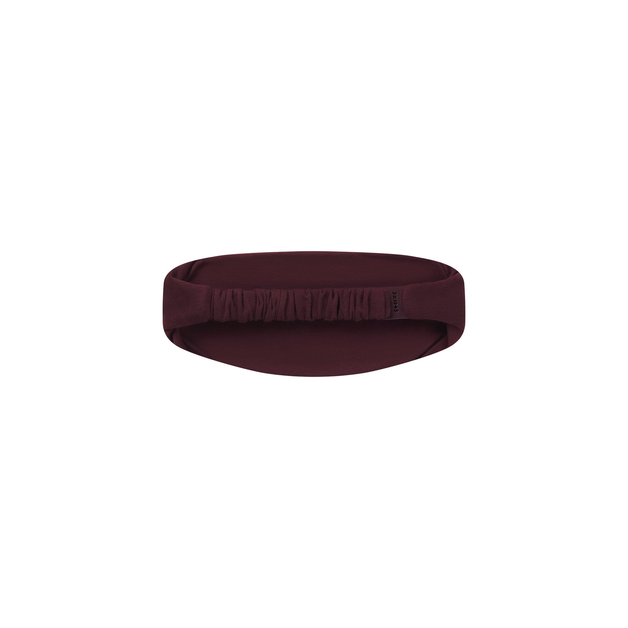 COTTON JERSEY WIDE HEADBAND | CURRANT