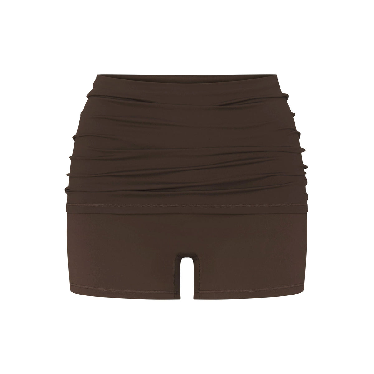 NikeSKIMS MATTE 3" FOLDOVER SHORT | DARK SEPIA