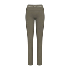 NikeSKIMS RIBBED SEAMLESS 34" STRAIGHT LEGGING | DUSTY OAKMOSS