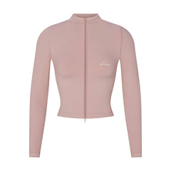 NikeSKIMS RIBBED SEAMLESS ZIP UP CROP JACKET | HIMALAYAN