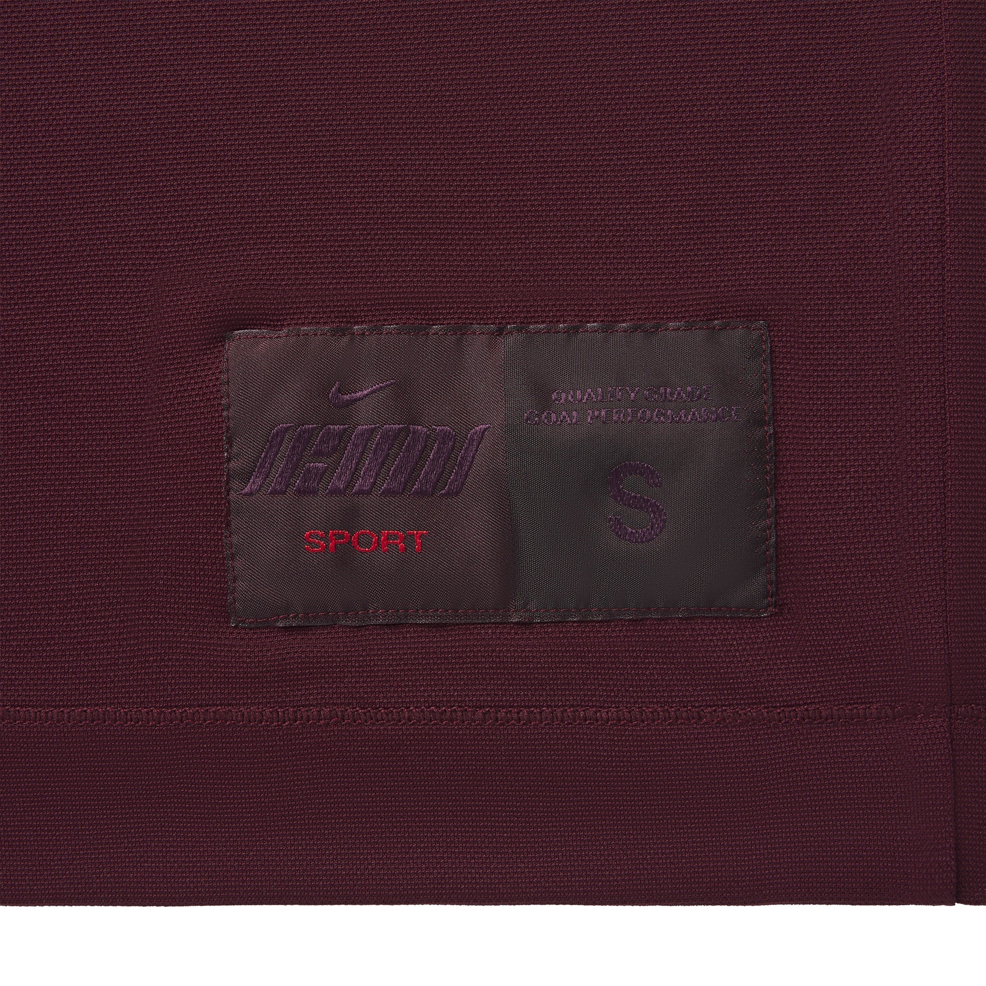 NikeSKIMS AIRY V-NECK OVERSIZED LONG SLEEVE TOP | CURRANT