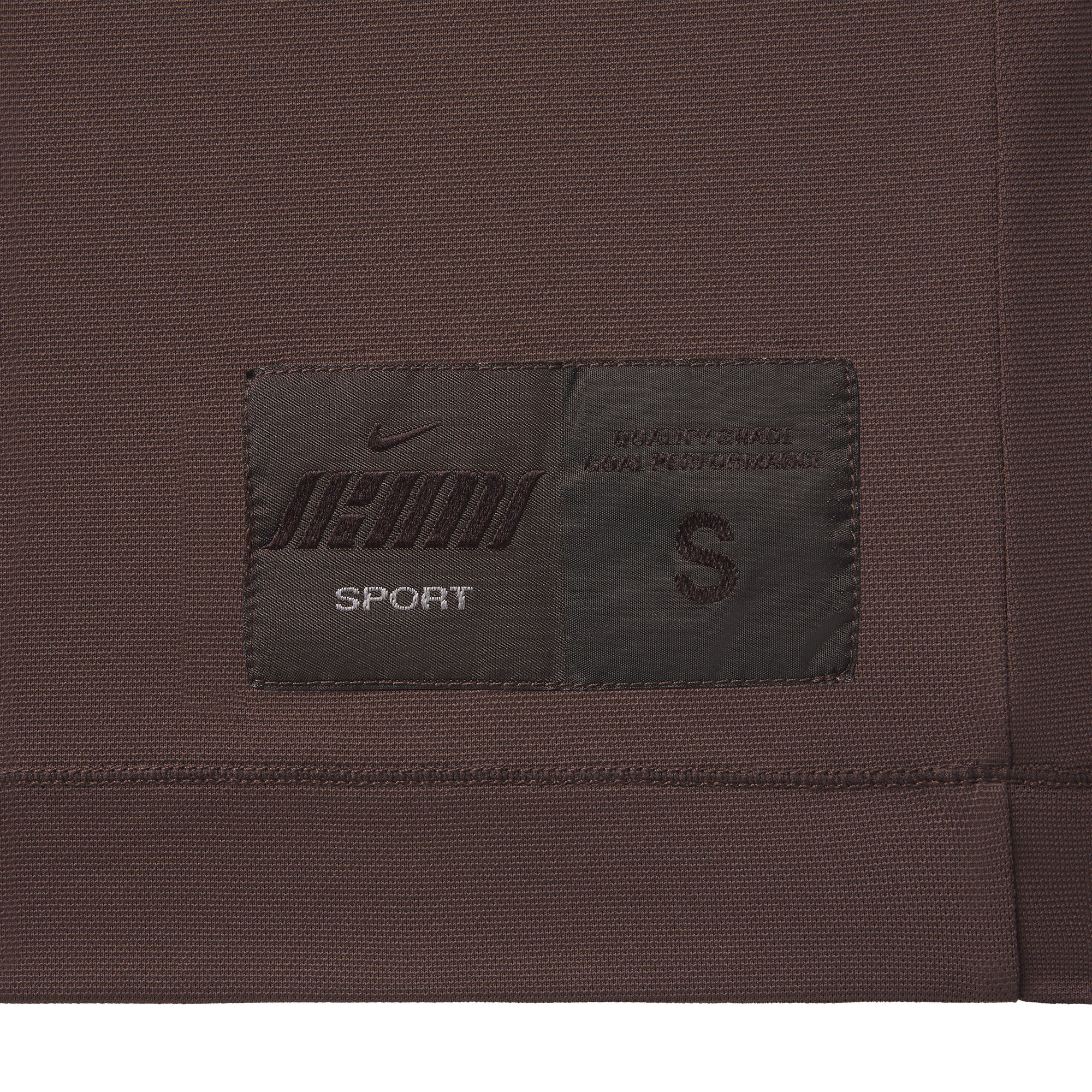 NikeSKIMS AIRY V-NECK OVERSIZED TOP | DARK SEPIA