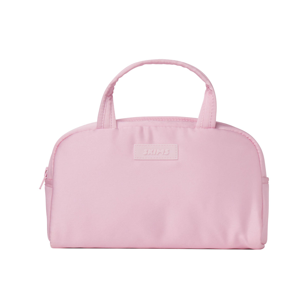 SKIMS ACCESSORIES SATIN MINI DUFFLE BAG | PEONY