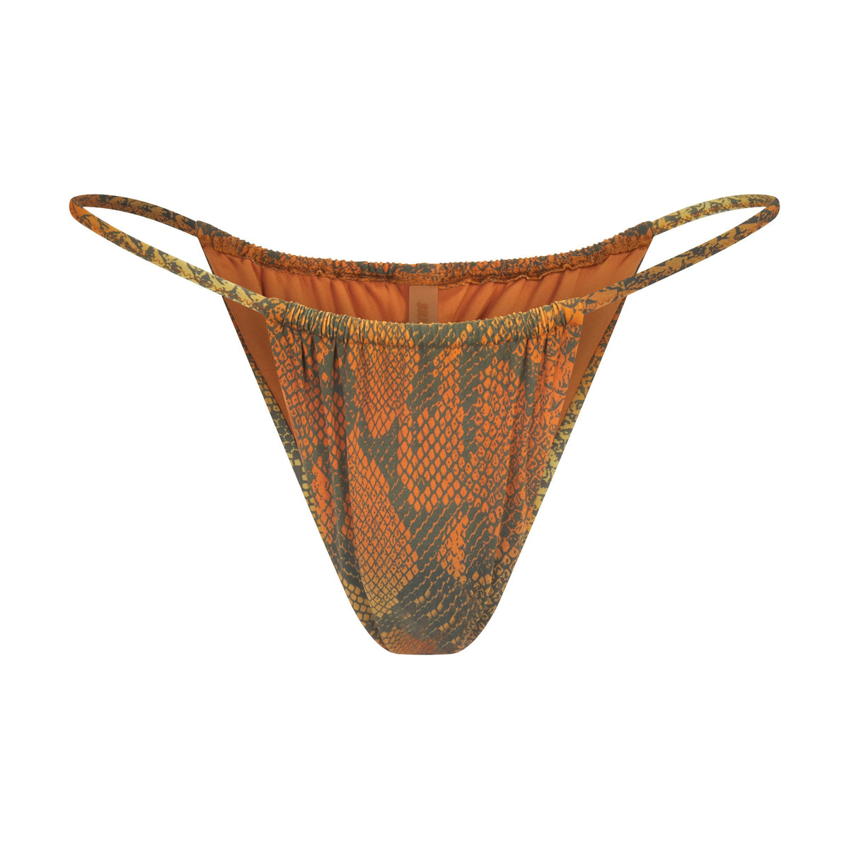 SIGNATURE SWIM STRING BIKINI BOTTOM | FOREST OMBRE SNAKE