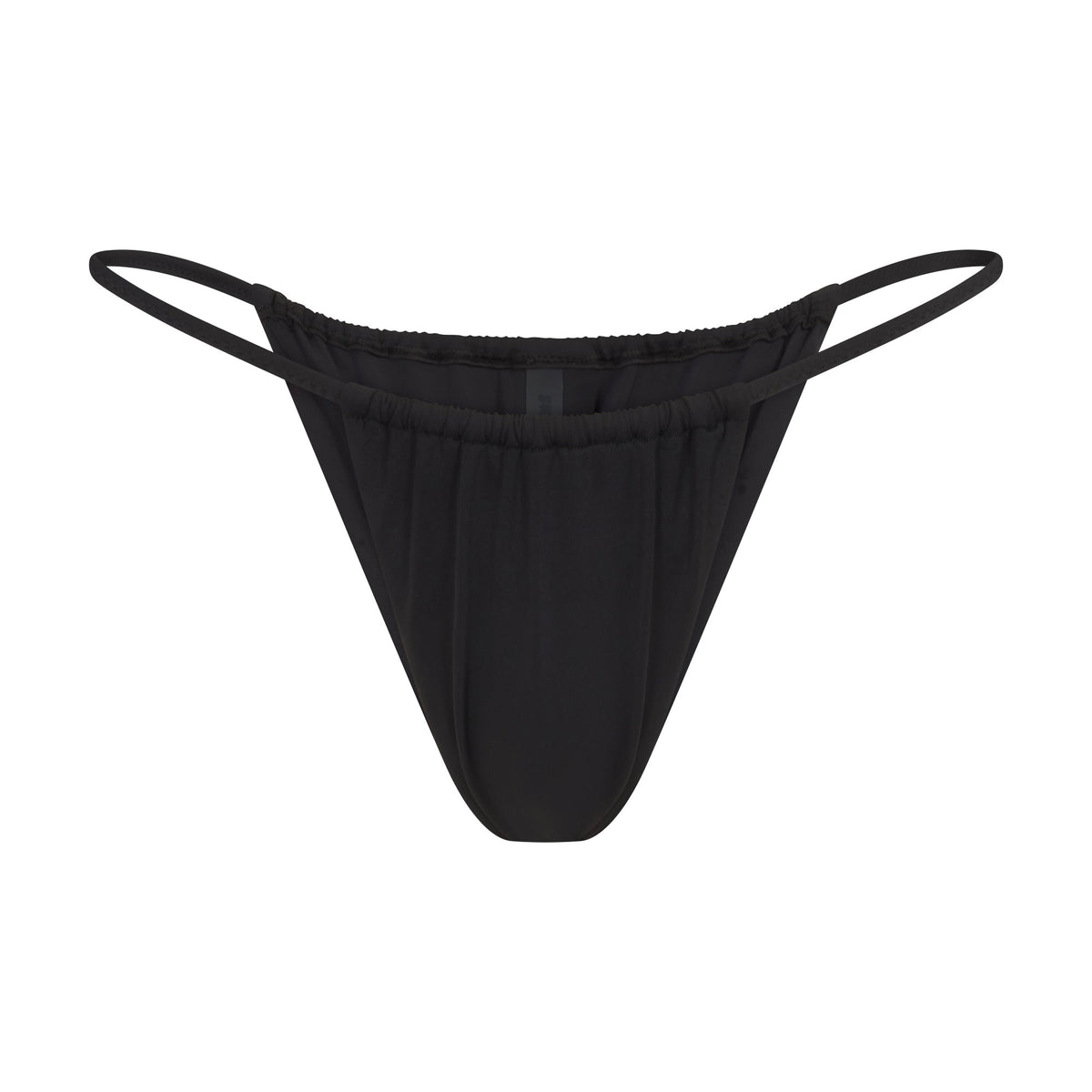 SIGNATURE SWIM STRING BIKINI BOTTOM | ONYX