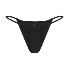 SIGNATURE SWIM STRING BIKINI BOTTOM | ONYX