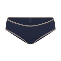 SIGNATURE SWIM HIPSTER BIKINI BOTTOM | NAVY CONTRAST