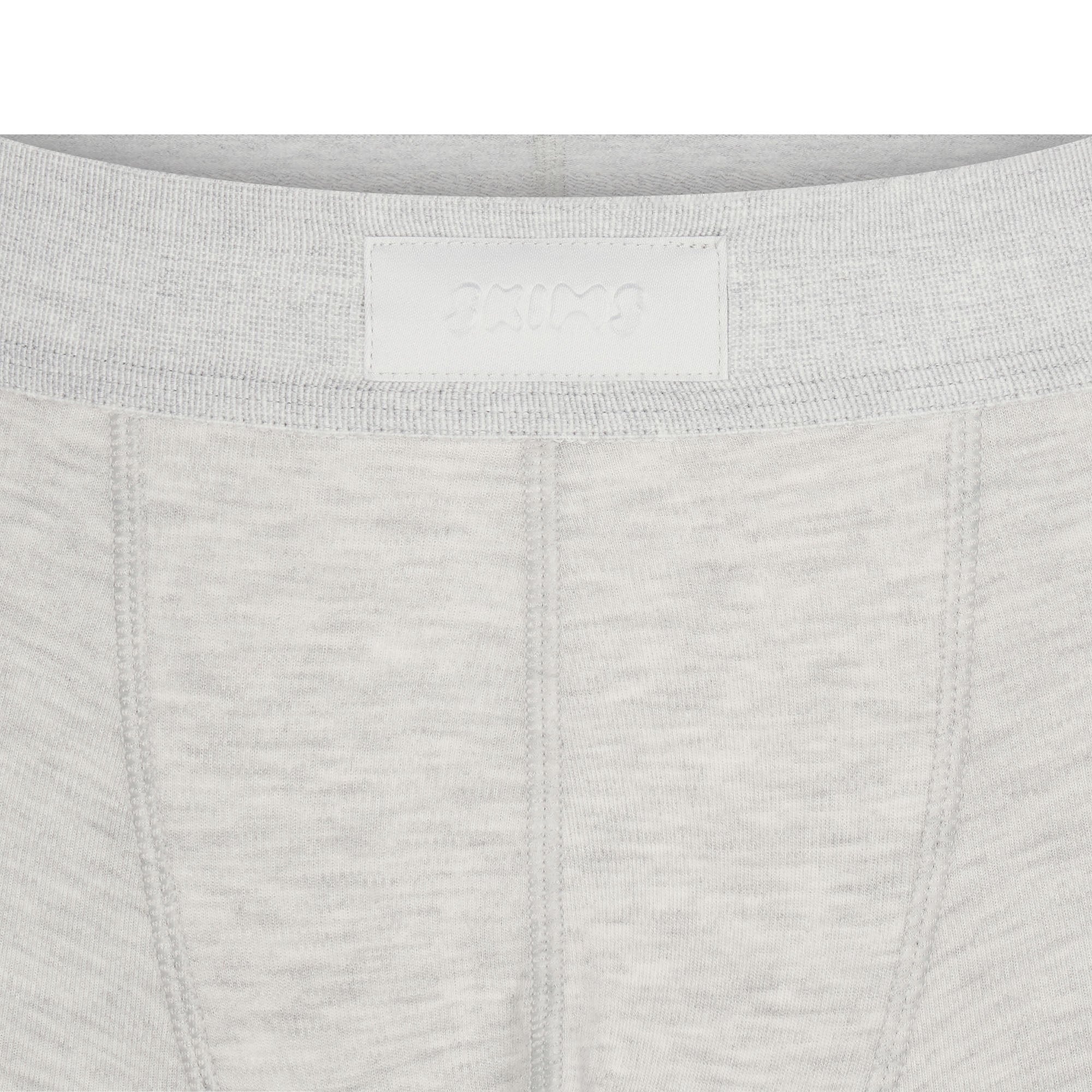 SKIMS COTTON MENS 5" BOXER BRIEF | LIGHT HEATHER GREY
