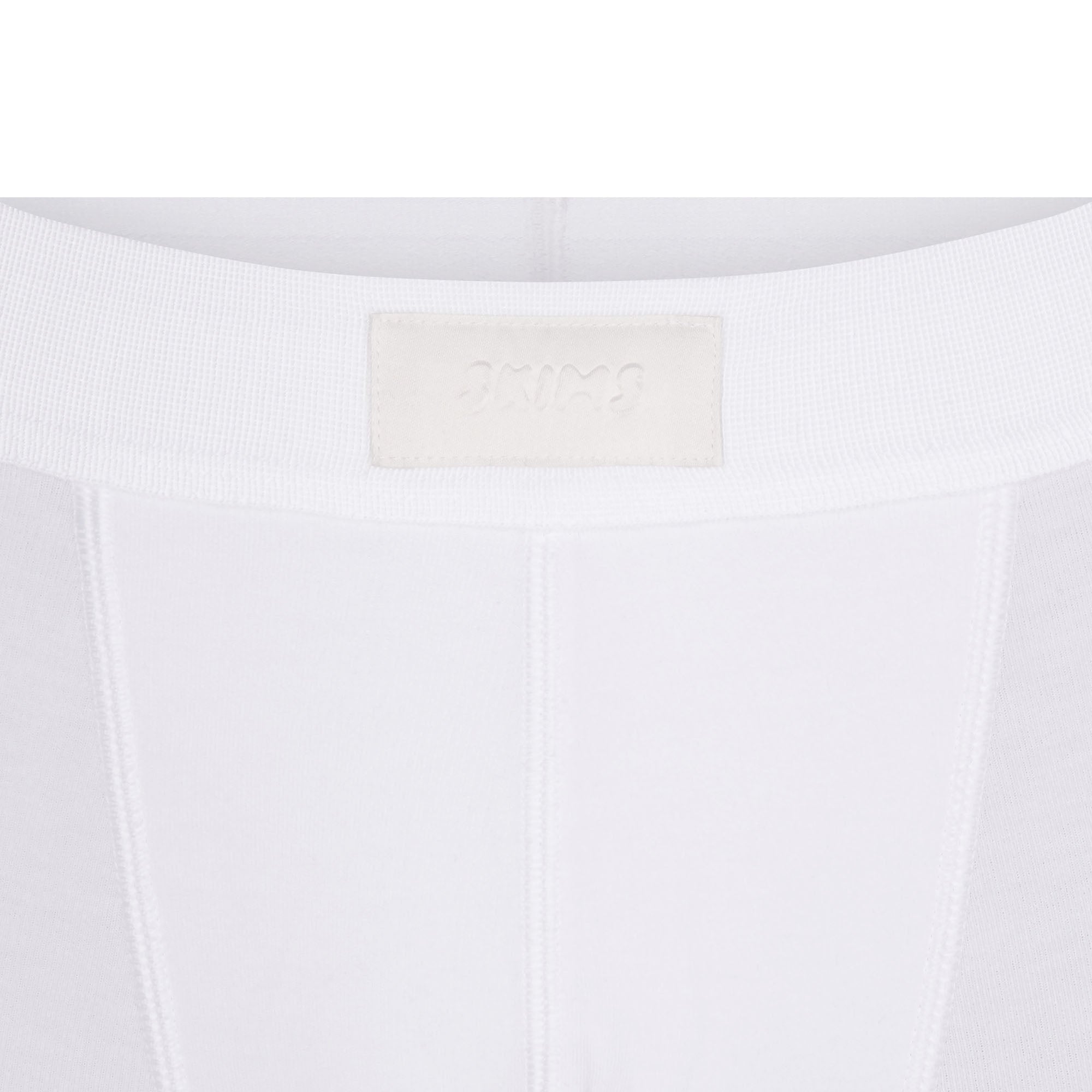 SKIMS COTTON MENS 3" BOXER BRIEF | CHALK