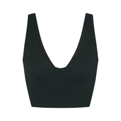 NikeSKIMS MATTE V-NECK BRA TOP | DARK TEAL
