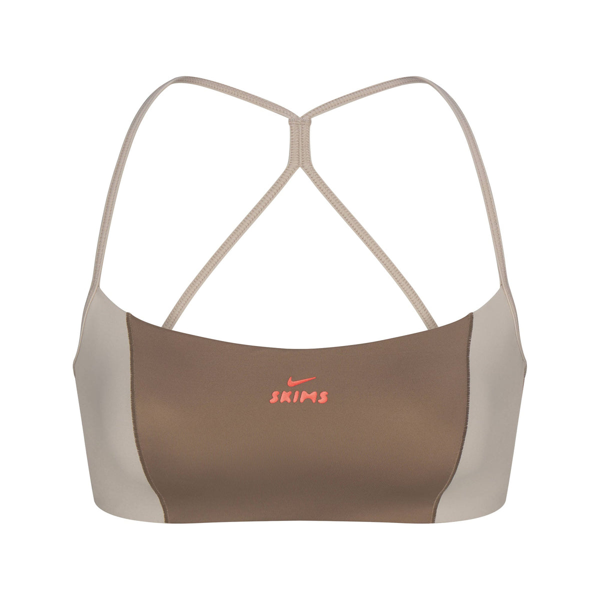 NikeSKIMS SHINE MICRO SCOOP BRA | TRUFFLE AND STONE
