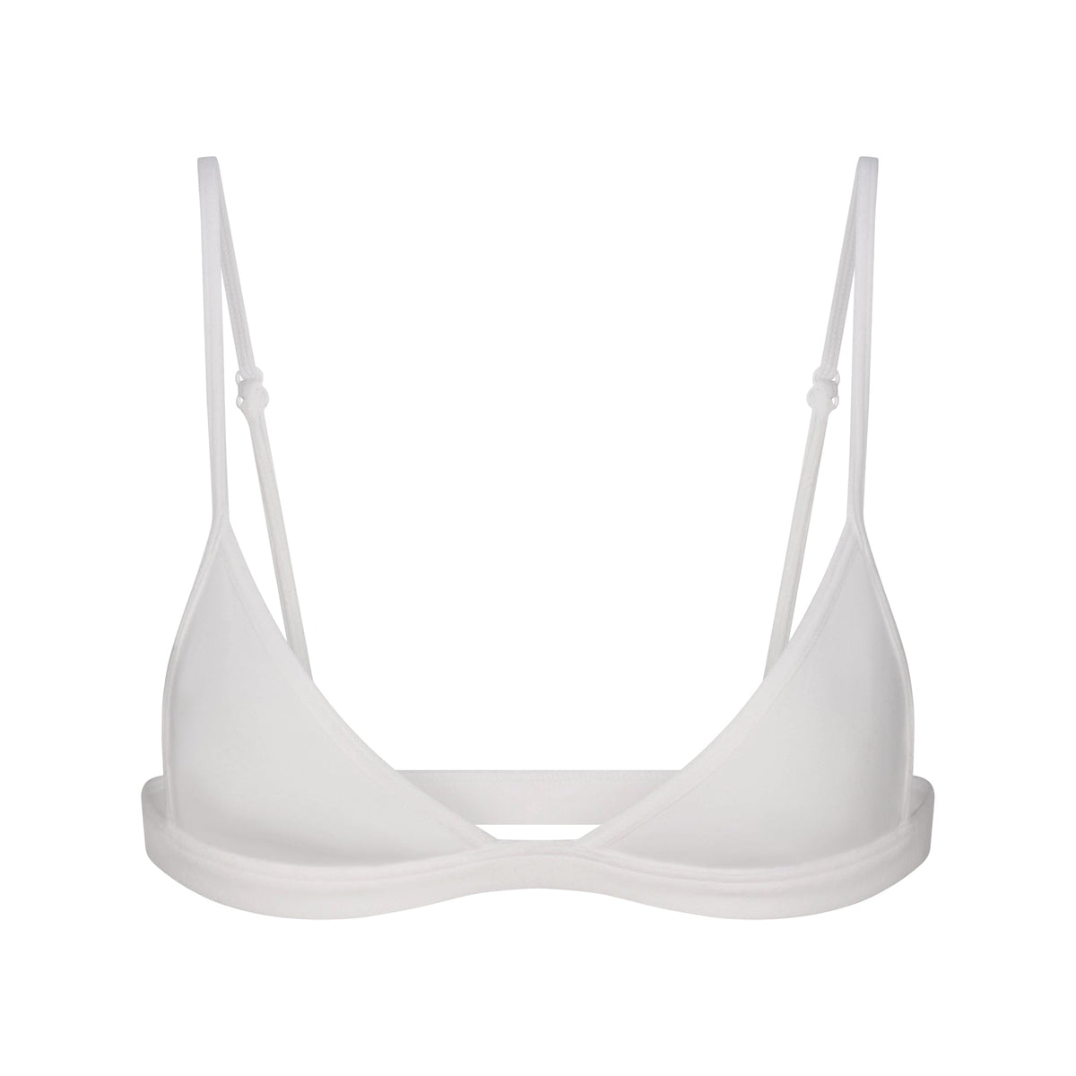 EVERYDAY COTTON TRIANGLE BRALETTE | SNOW