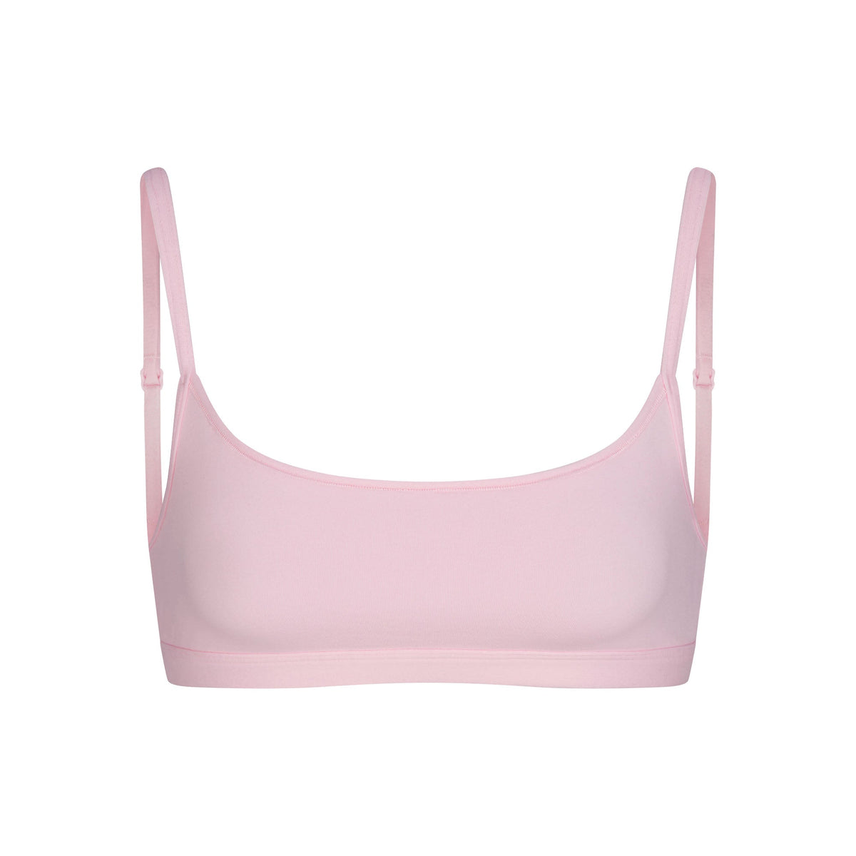 EVERYDAY COTTON SCOOP BRALETTE | PEONY