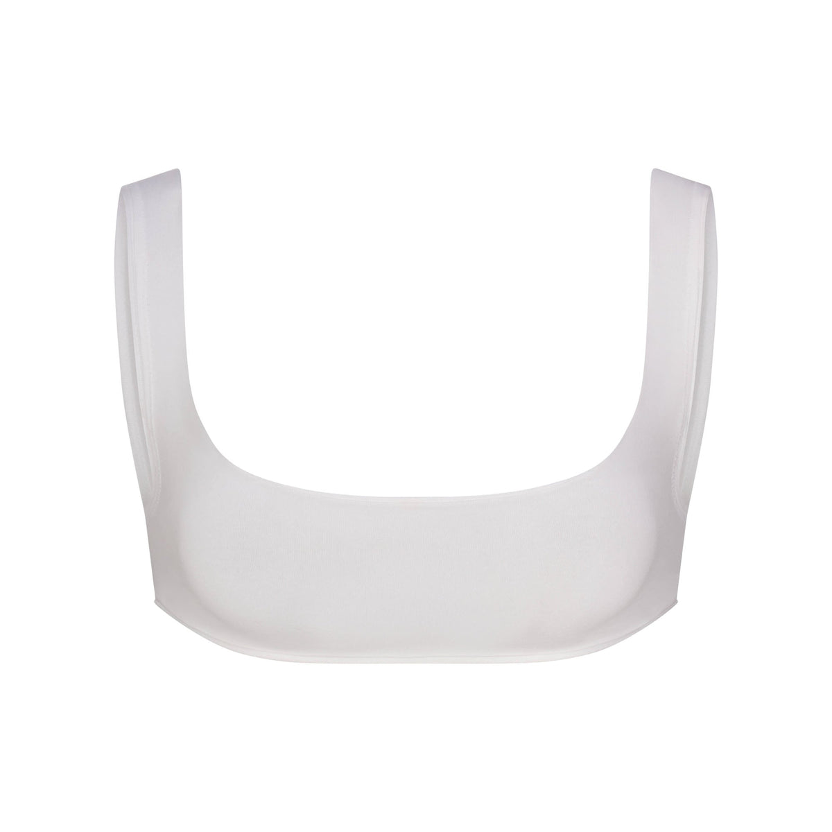 RAW EDGE MICRO SCOOP BRALETTE | SNOW