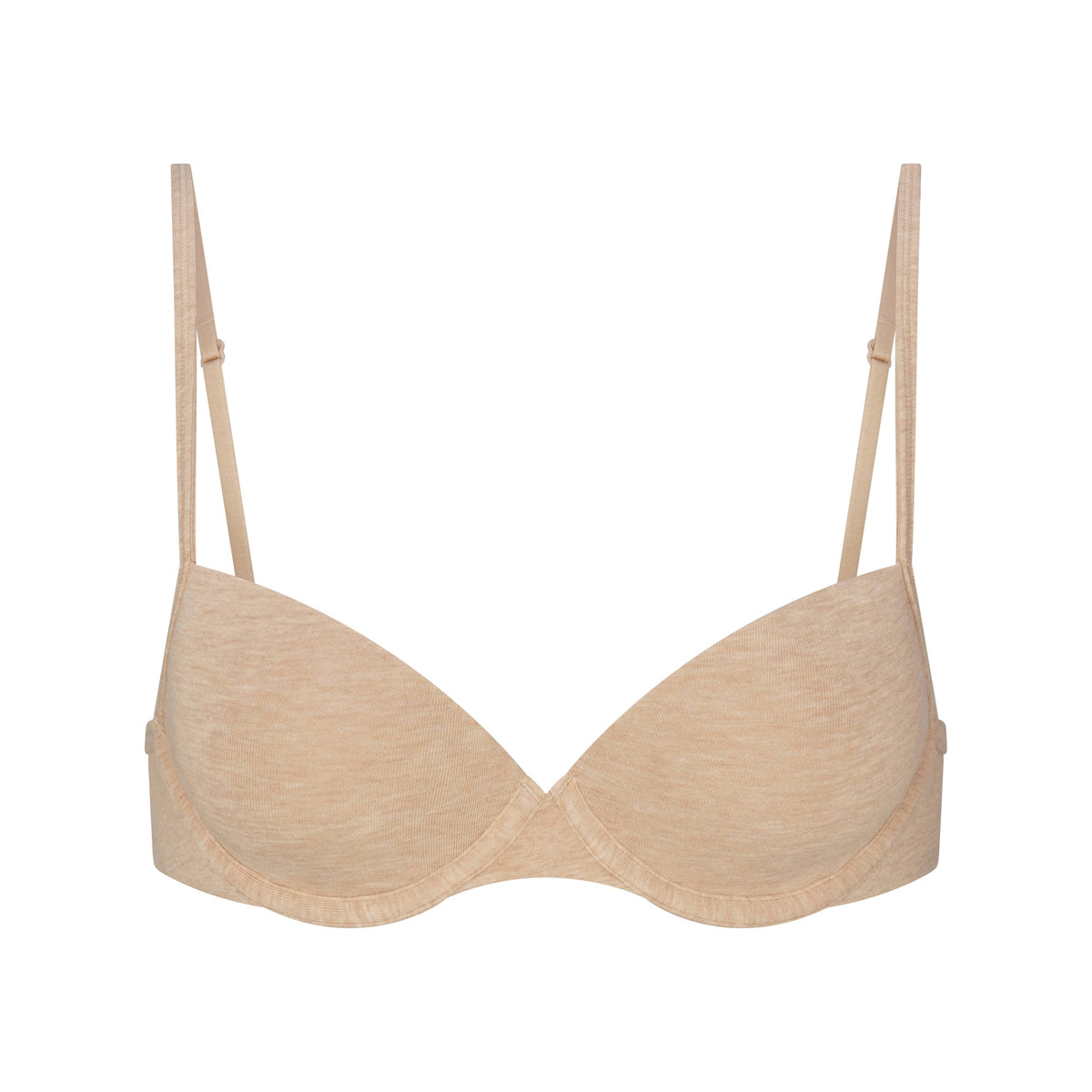 EVERYDAY COTTON T-SHIRT BRA | CLAY HEATHER