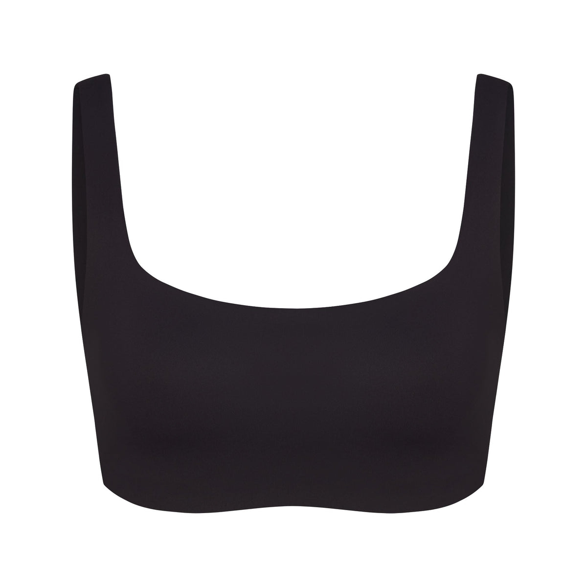NikeSKIMS MATTE SCOOP NECK BRA | OBSIDIAN