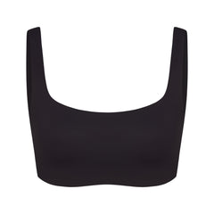 NikeSKIMS MATTE SCOOP NECK BRA | OBSIDIAN