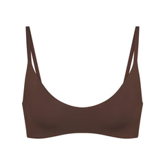 NikeSKIMS MATTE MICRO SCOOP BRA | DARK SEPIA