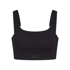 NikeSKIMS MATTE WIDE STRAP BRA | OBSIDIAN