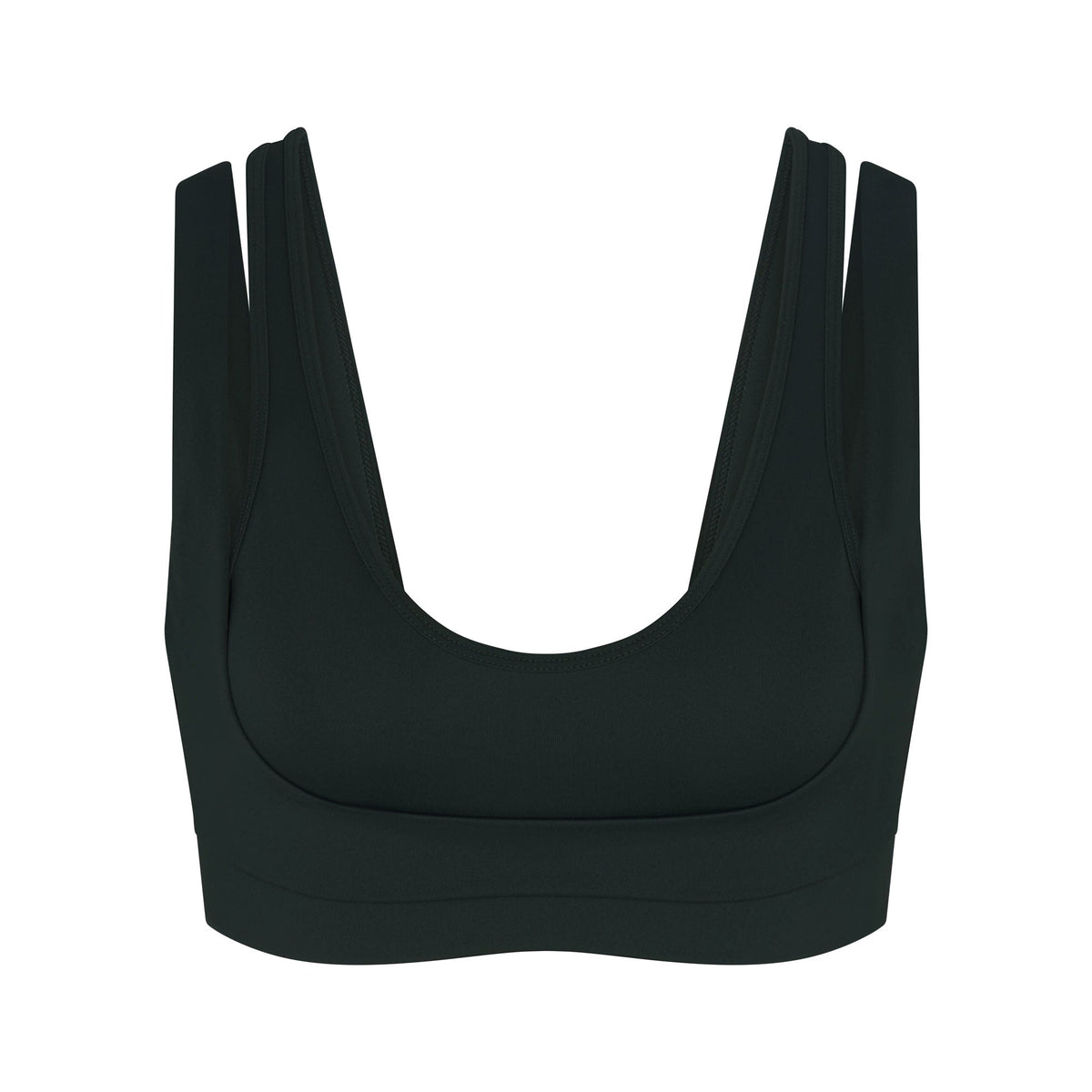 NikeSKIMS MATTE DOUBLE STRAP SCOOP BRA | DARK TEAL