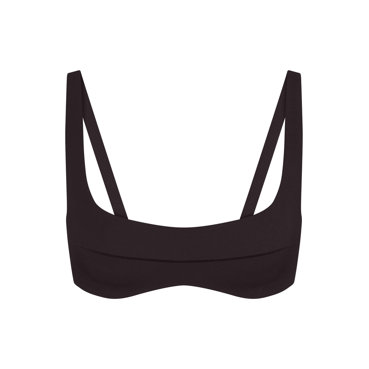 NikeSKIMS STUDIO STRETCH SEAM FRONT MICRO BRA | DARK ROAST