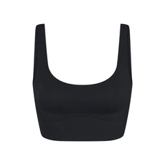NikeSKIMS MATTE LONGLINE CORSET BRA | OBSIDIAN