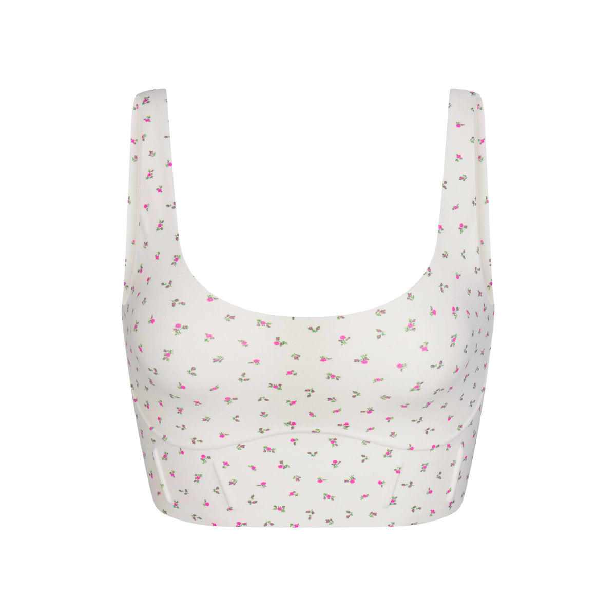 NikeSKIMS MATTE LONGLINE CORSET BRA | DITSY FLORAL PRINT
