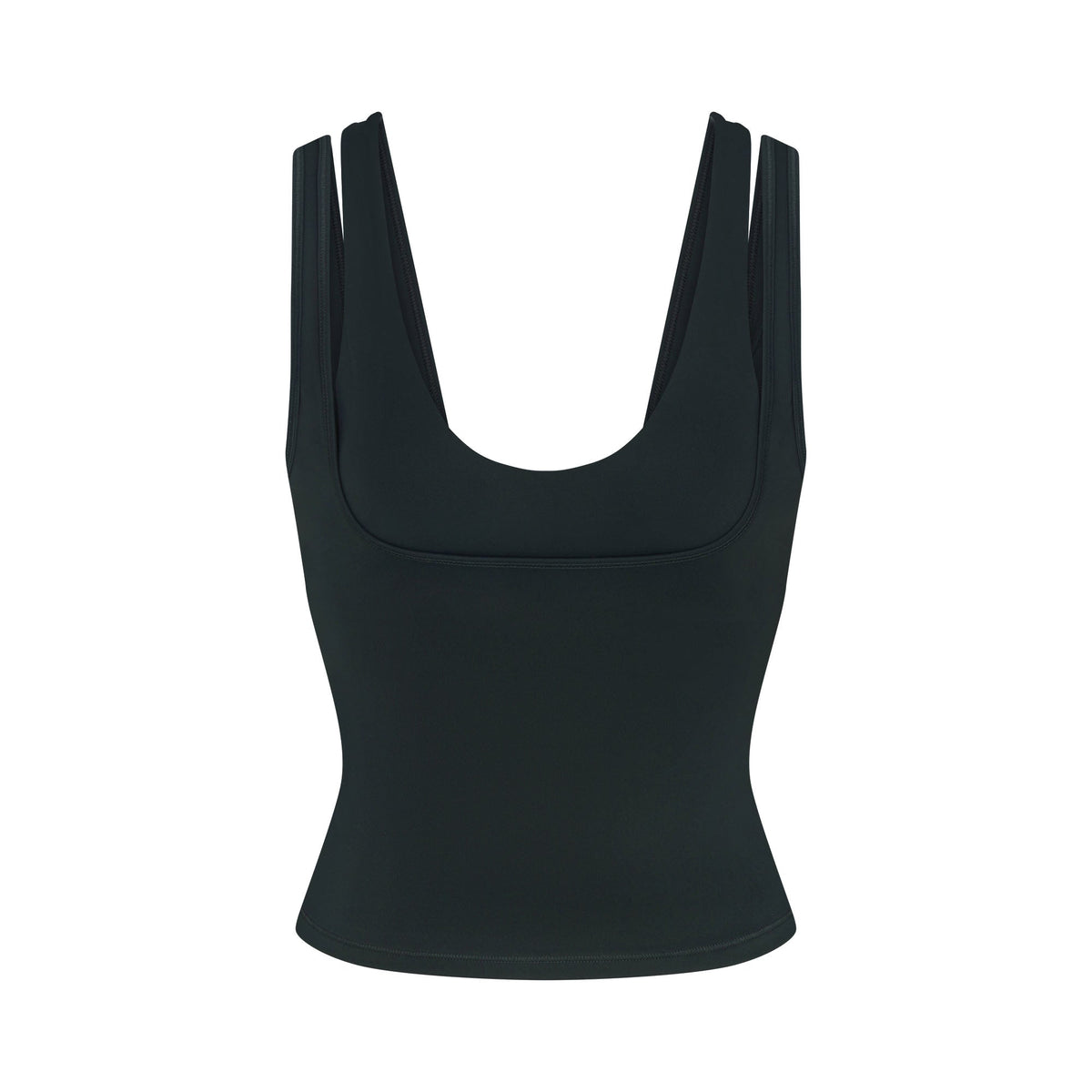 NikeSKIMS MATTE DOUBLE STRAP SCOOP TANK | DARK TEAL